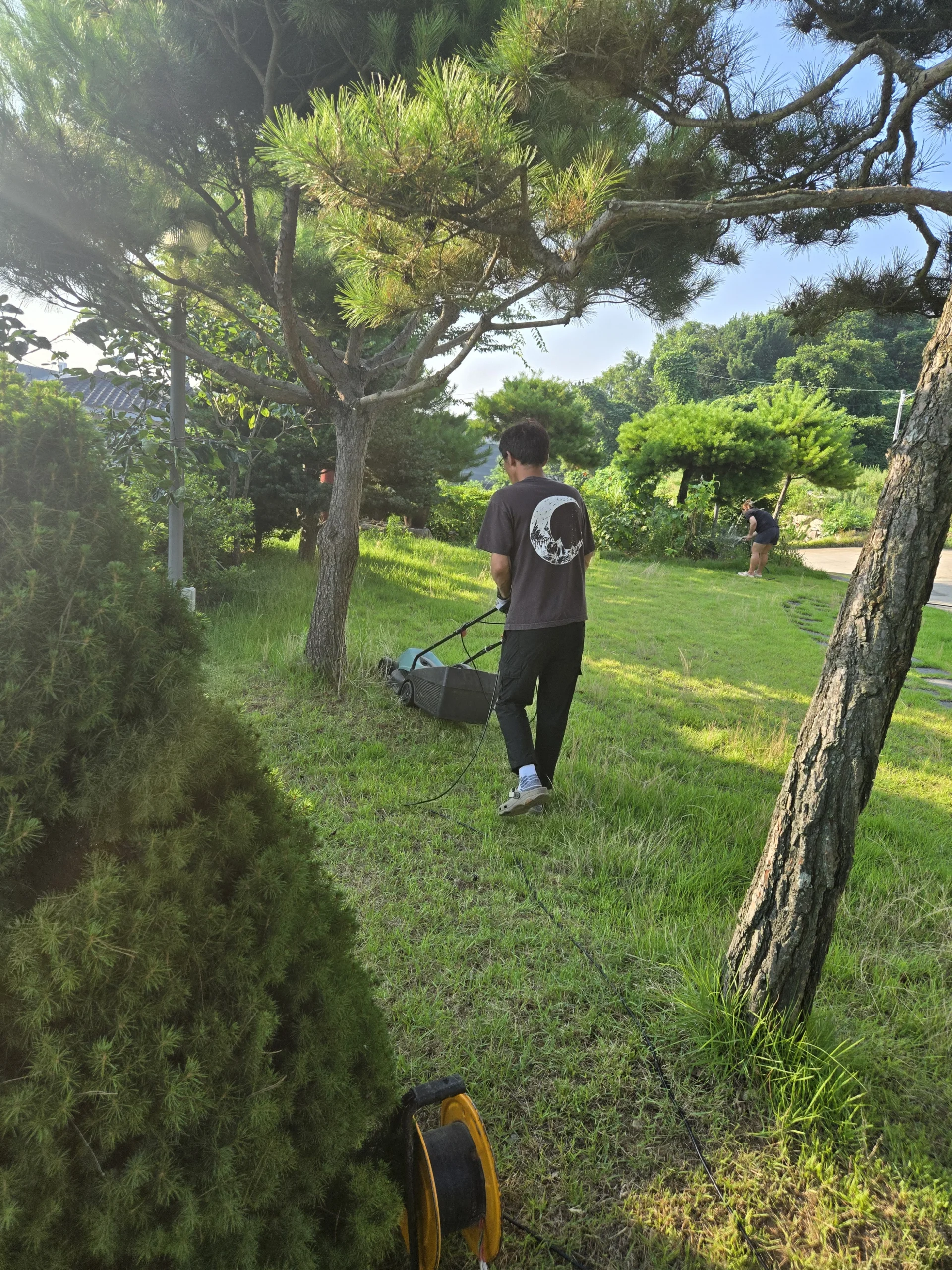 잔디 예초·경계 정리 실습 실습 사진