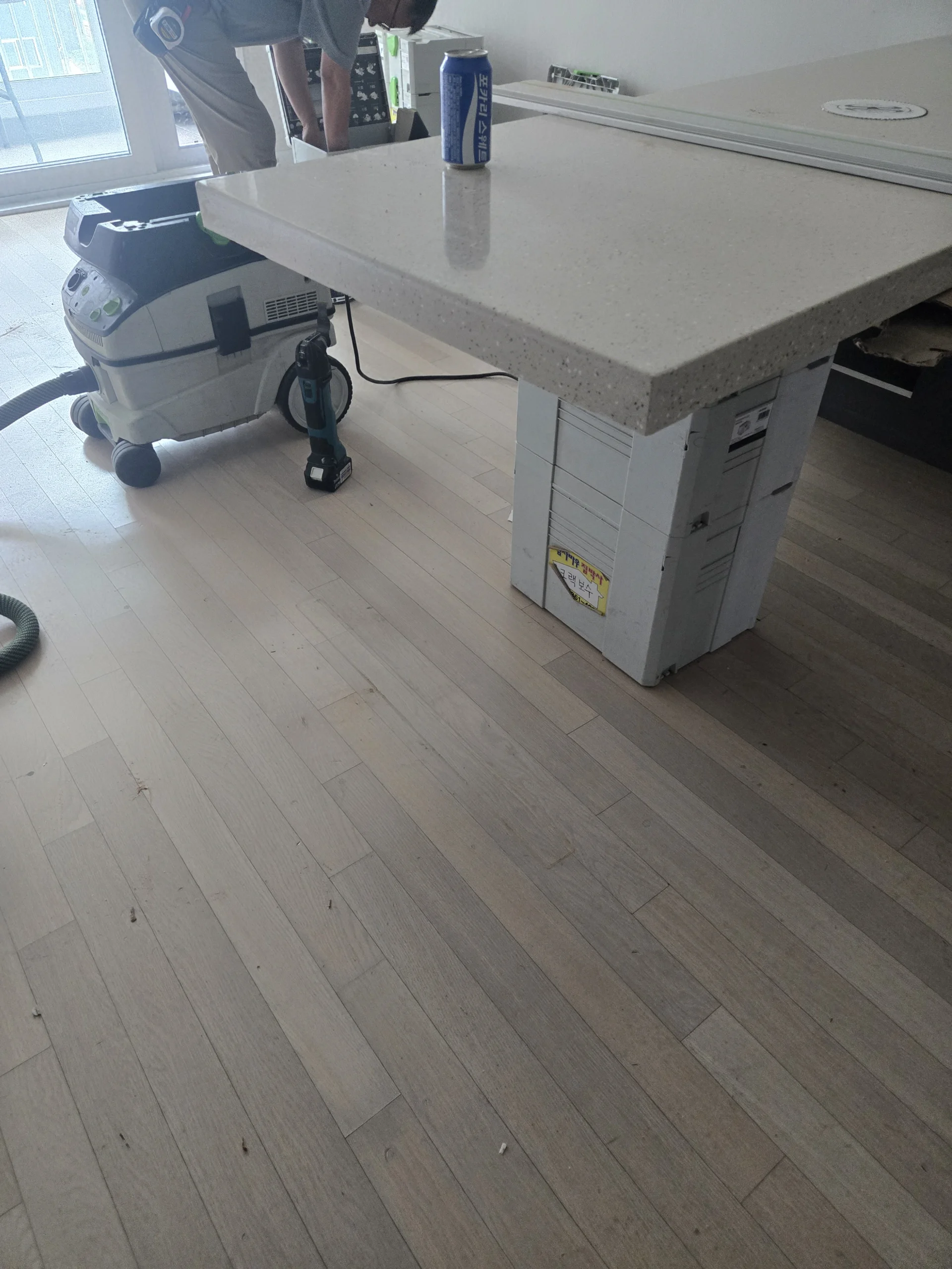 싱크대 하부장·마감재 리폼 실습 실습 사진