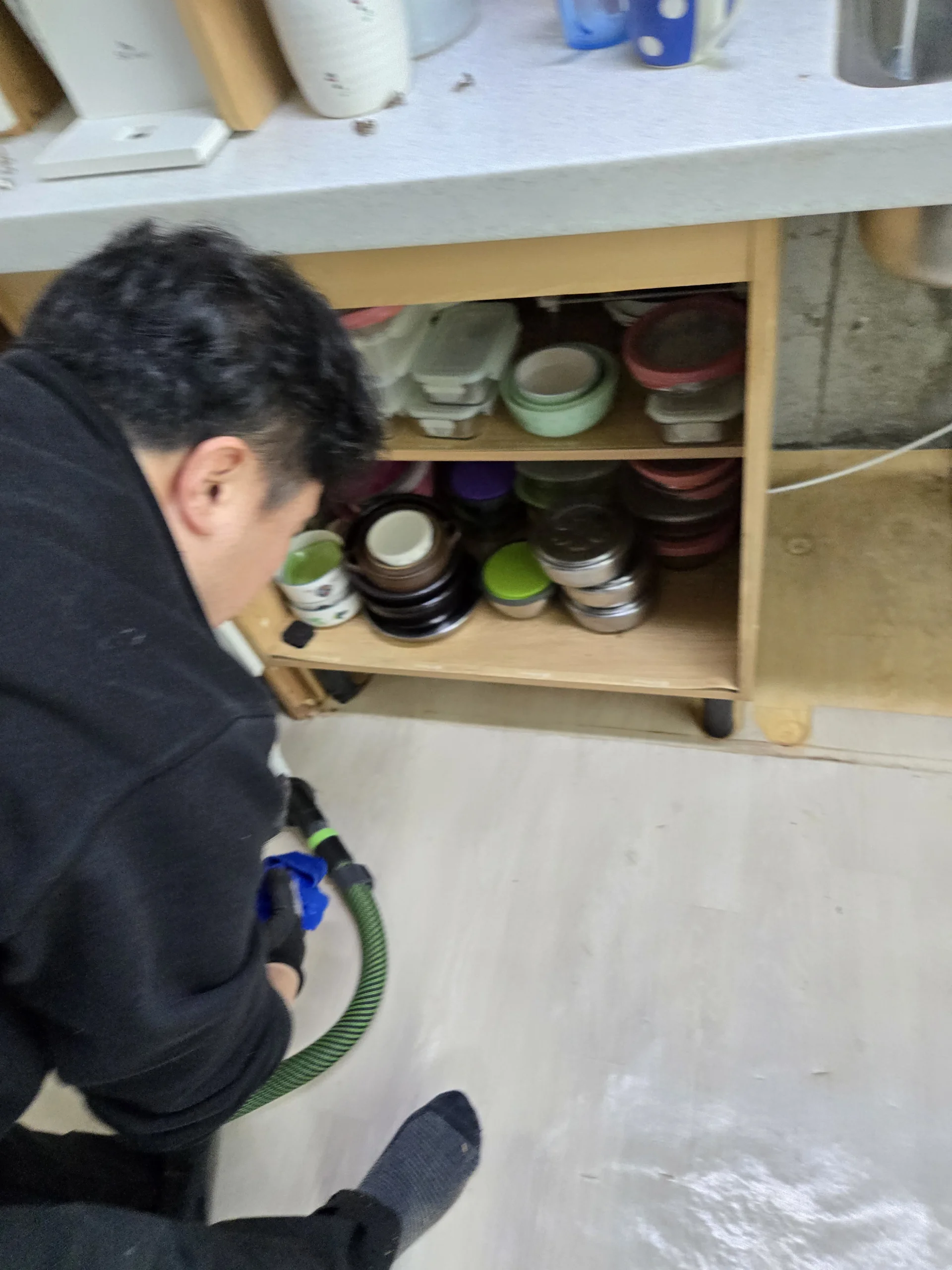 개수대 실리콘·마감 보수 실습 실습 사진